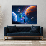 Astronaut And Planets 10 Wall Art