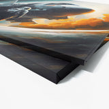 Astronaut And Space Ship 13 Wall Art
