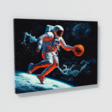 Astronaut Basketball 100 Wall Art