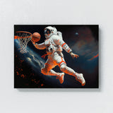 Astronaut Basketball 101 Wall Art