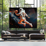 Astronaut Basketball 101 Wall Art
