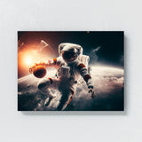 Astronaut Basketball 103 Wall Art