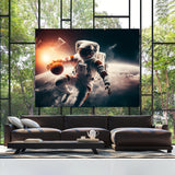 Astronaut Basketball 103 Wall Art