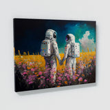 Astronaut Couple 22 Wall Art