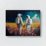Astronaut Couple 22 Wall Art