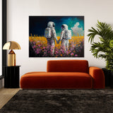 Astronaut Couple 22 Wall Art
