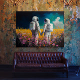 Astronaut Couple 22 Wall Art