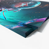 Astronaut Cyberpunk 59 Wall Art