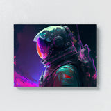 Astronaut Cyberpunk 98 Wall Art