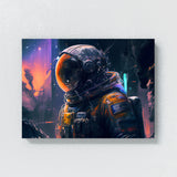 Astronaut Cyberpunk 99 Wall Art