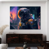 Astronaut Cyberpunk 99 Wall Art