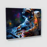 Astronaut Dj Mixing Music 39 Wall Art