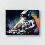 Astronaut Dj Mixing Music 40 Wall Art