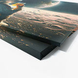 Astronaut Drinking Beer 48 Wall Art