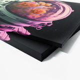 Astronaut Flower Helmet 64 Wall Art