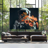Astronaut Flowers 20 Wall Art