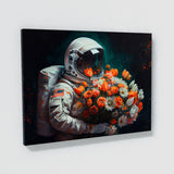 Astronaut Flowers 37 Wall Art