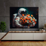 Astronaut Flowers 37 Wall Art