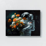 Astronaut Flowers 38 Wall Art