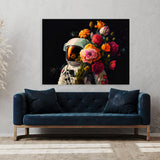 Astronaut Flowers 41 Wall Art