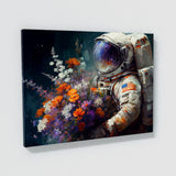 Astronaut Flowers 43 Wall Art
