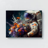 Astronaut Flowers 43 Wall Art