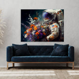 Astronaut Flowers 43 Wall Art