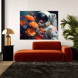 Astronaut Flowers 44 Wall Art