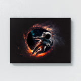 Astronaut In Blackhole 50 Wall Art