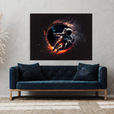 Astronaut In Blackhole 50 Wall Art