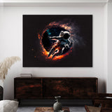 Astronaut In Blackhole 50 Wall Art