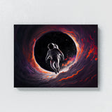 Astronaut In Blackhole 53 Wall Art