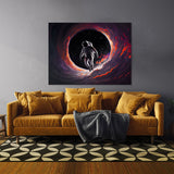 Astronaut In Blackhole 53 Wall Art