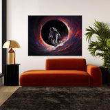 Astronaut In Blackhole 53 Wall Art
