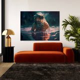Astronaut In Water 65 Wall Art