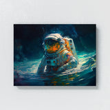Astronaut In Water 66 Wall Art
