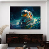 Astronaut In Water 66 Wall Art