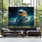 Astronaut In Water 66 Wall Art