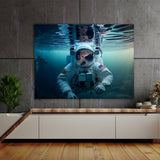 Astronaut In Water 70 Wall Art