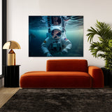 Astronaut In Water 70 Wall Art