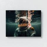Astronaut In Water 71 Wall Art
