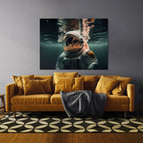 Astronaut In Water 71 Wall Art