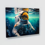 Astronaut In Water 88 Wall Art