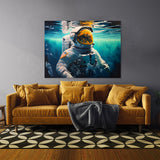 Astronaut In Water 88 Wall Art