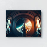 Astronaut Inside A Spaceship 52 Wall Art