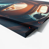 Astronaut Inside A Spaceship 52 Wall Art