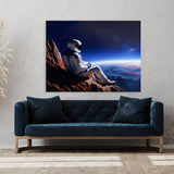 Astronaut On Mountain 73 Wall Art