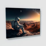 Astronaut On Mountain 75 Wall Art