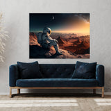 Astronaut On Mountain 75 Wall Art