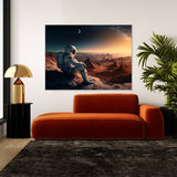 Astronaut On Mountain 75 Wall Art